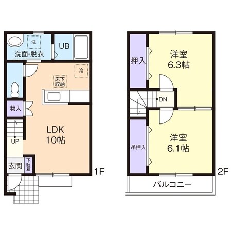 グラシアＳ　Ａの物件間取画像